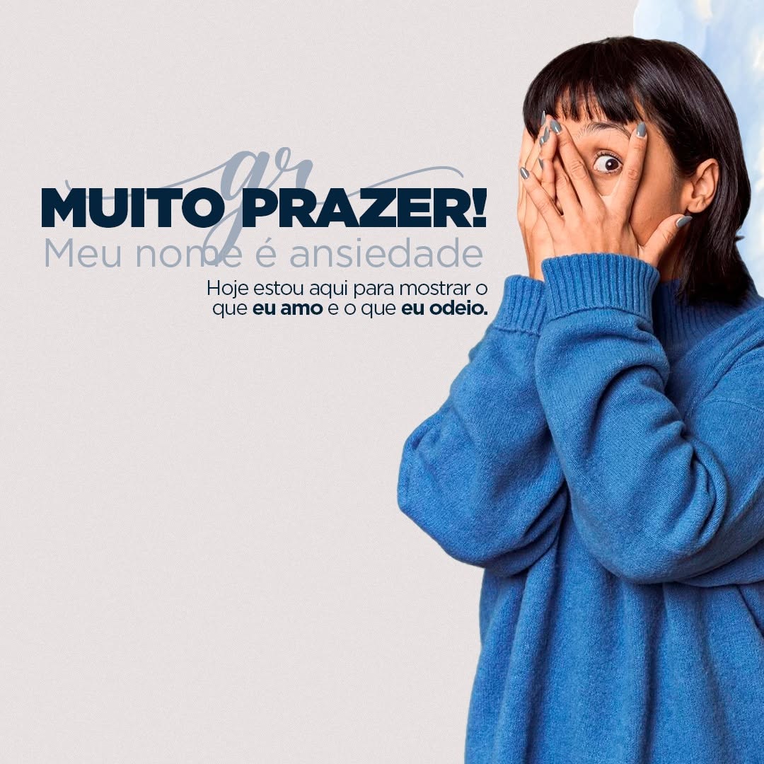 Publicação do Instagram sobre reconhecer a ansiedade