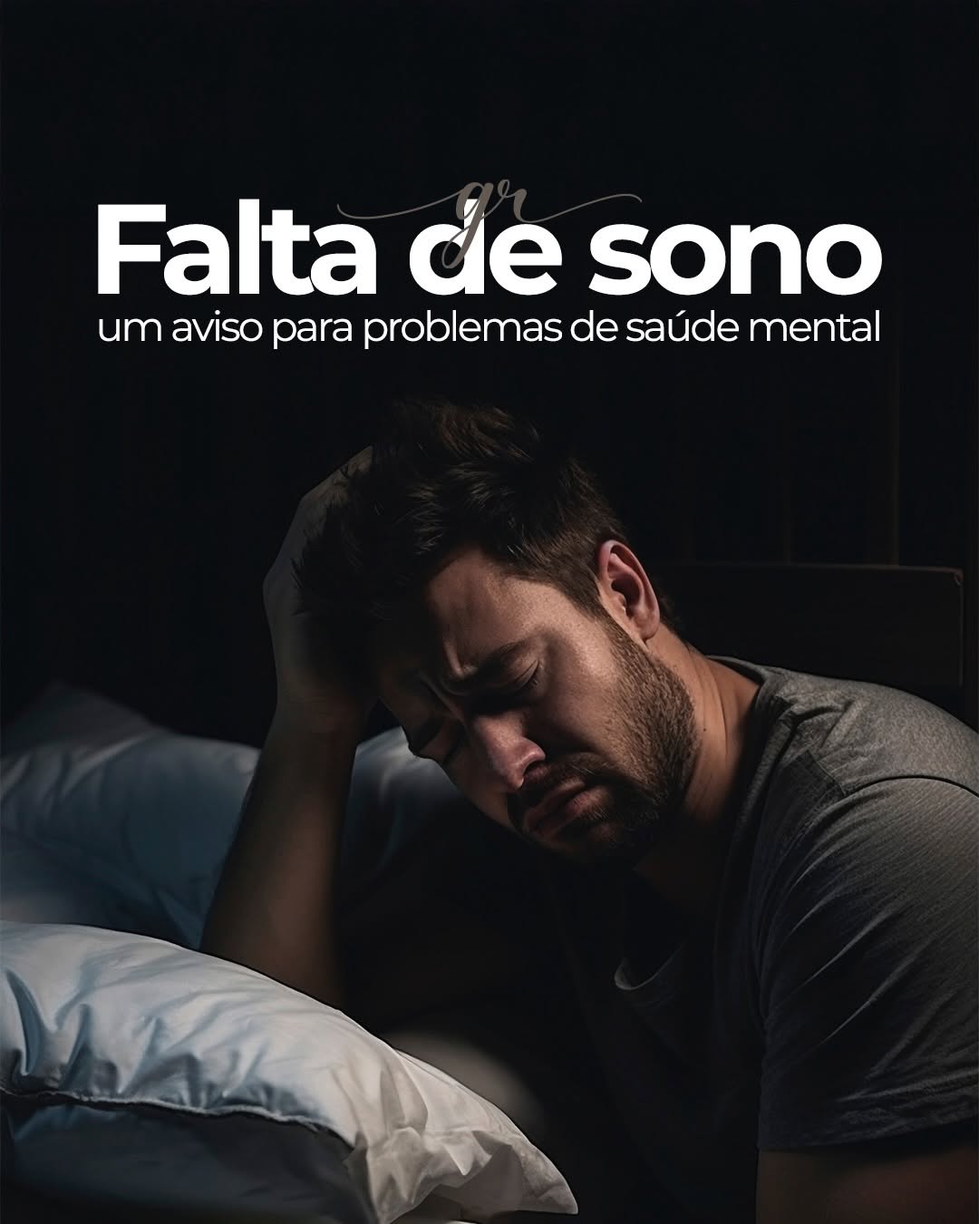 Publicação do Instagram sobre sono e saúde mental
